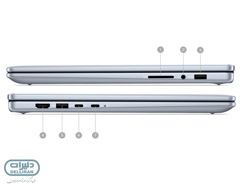 لپ تاپ 14 اینچی دو در یک دل مدل Inspiron 7440-A با قلم