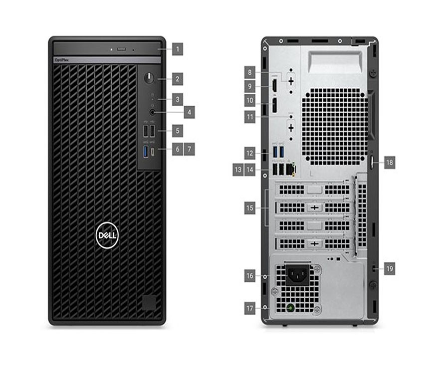 کامپیوتر دسکتاپ دل مدل Optiplex 7020 MiniTower-C 8 کیس دل optiplex 7020-i7-14700