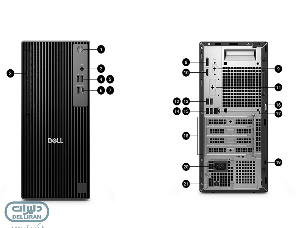 کیس Dell PRO QCT 1250 TOWER -i7-14700